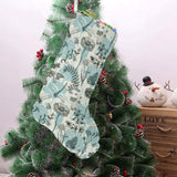 Dragonfly Butterfly Plants insect flower vintage s Christmas Stocking