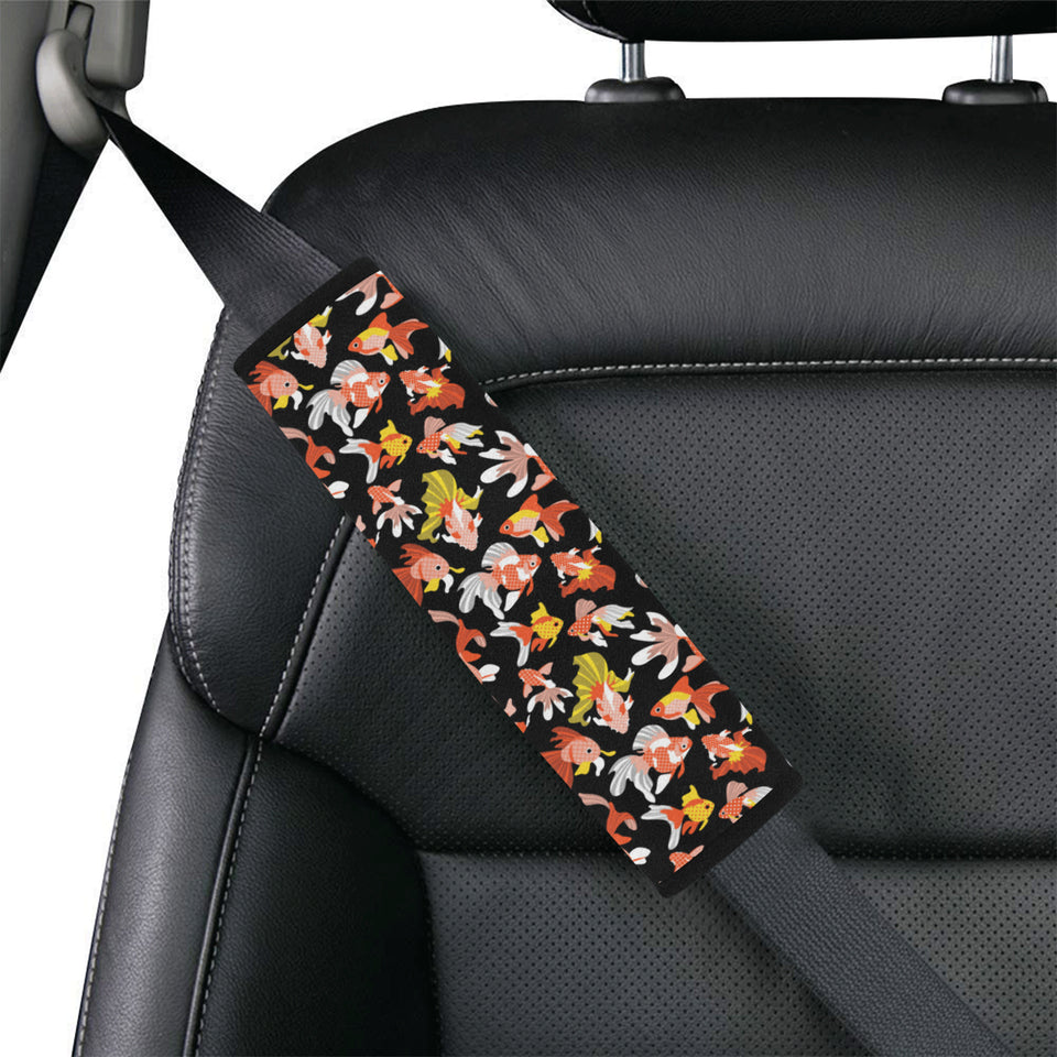 Goldfish Pattern Print Design 03 Car Seat Belt Cover