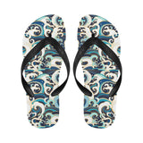 Japanese wave pattern Unisex Flip Flops