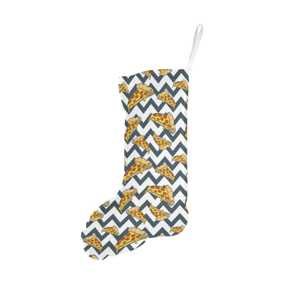 Pizza design pattern Christmas Stocking