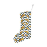 Pizza design pattern Christmas Stocking