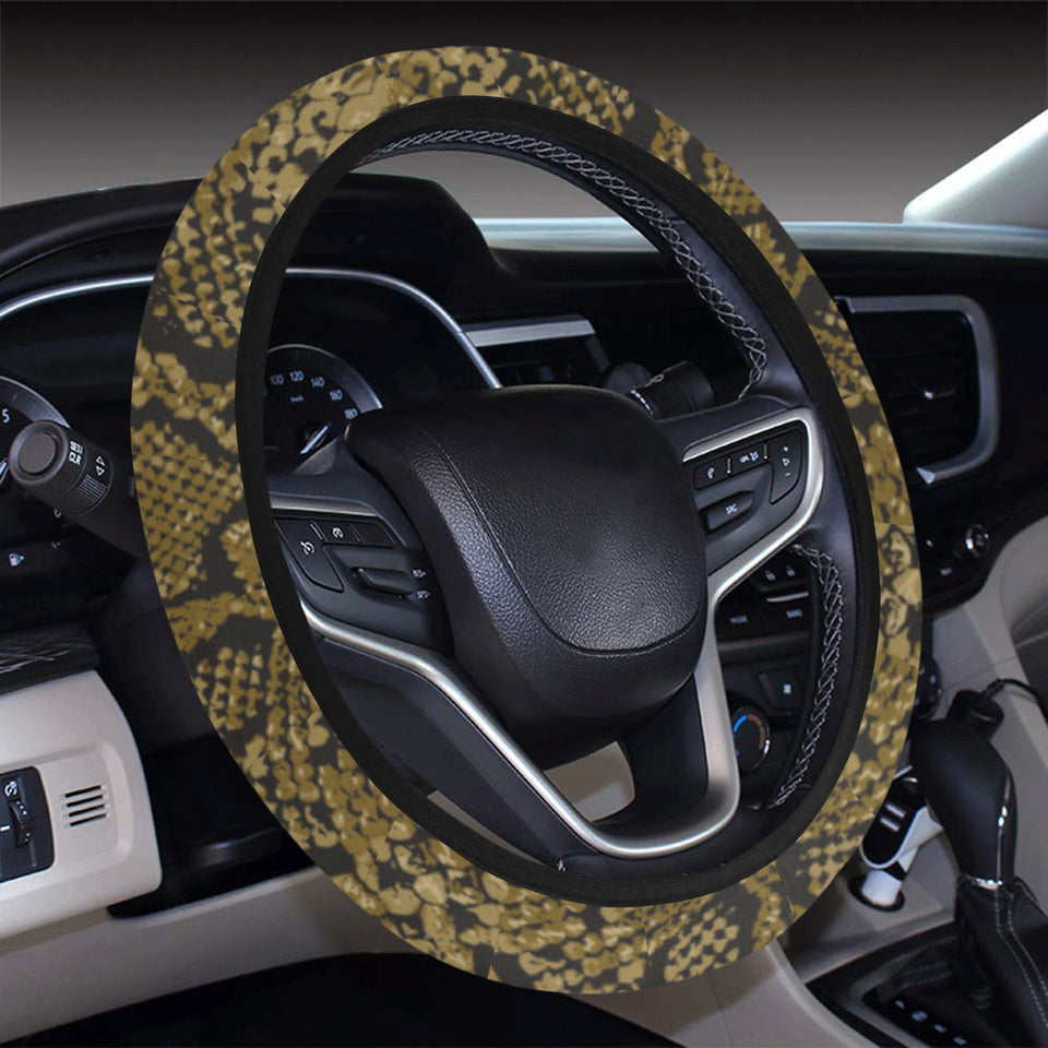 Snake skin pattern Car Steering Wheel Cover