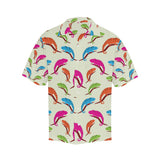 Colorful Chameleon lizard pattern Men's All Over Print Hawaiian Shirt