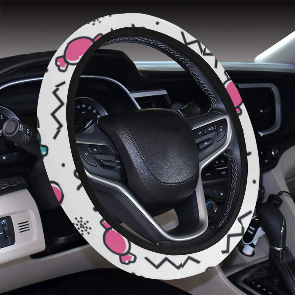 Candy design pattern Car Steering Wheel Cover