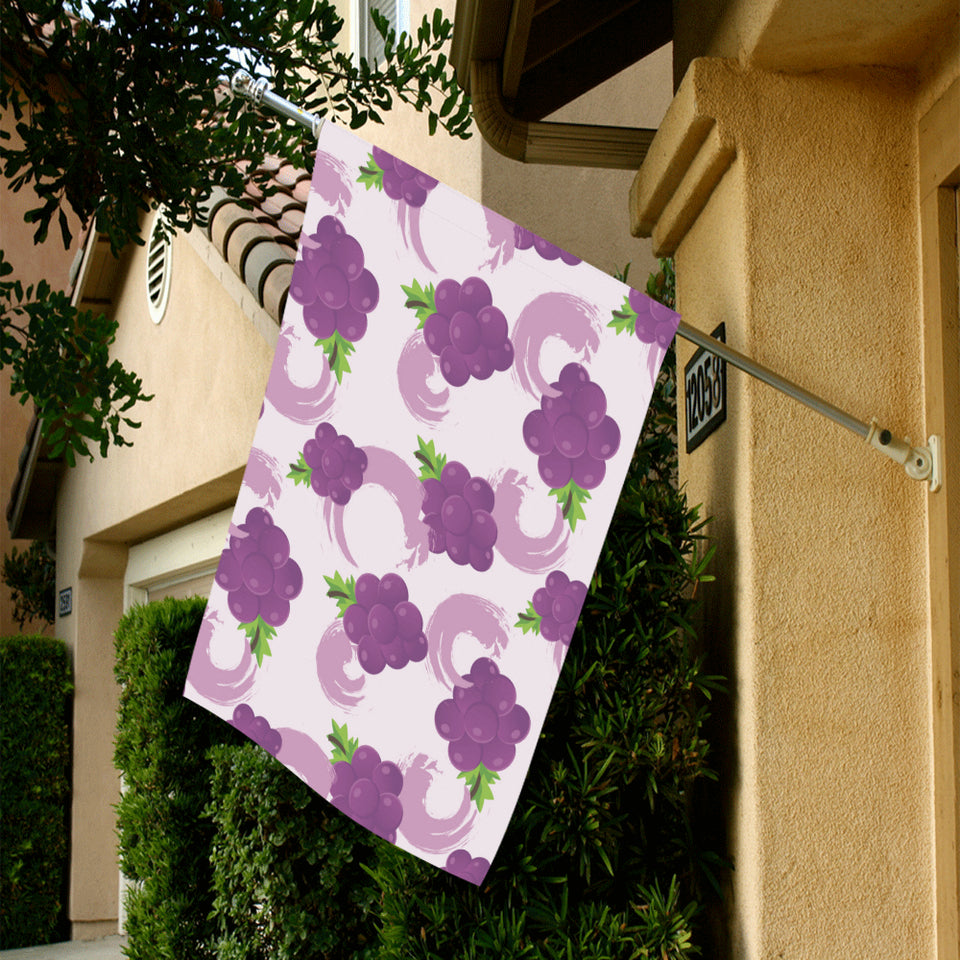 Cute Grape pattern House Flag Garden Flag