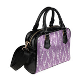 Lavender flowers purple pattern Shoulder Handbag