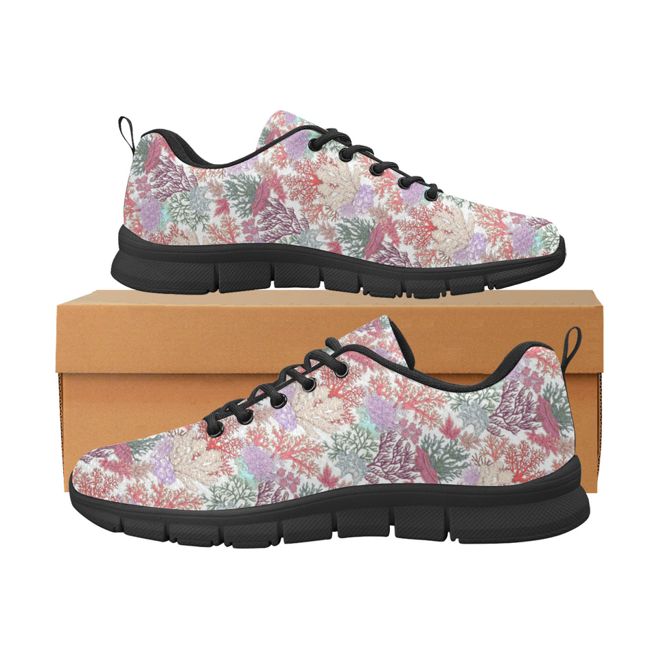 Coral Reef Pattern Print Design 03 Men's Breathable Sneakers ( Model 055)