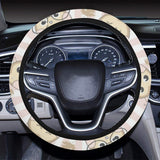 cute owl leaf Car Steering Wheel Cover