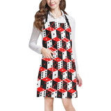 Dice Pattern Print Design 02 All Over Print Adjustable Apron