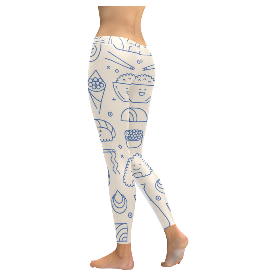 Cute sushi icon pattern Women's Legging Fulfilled In US