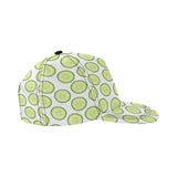 Cucumber slices pattern All Over Print Snapback Cap