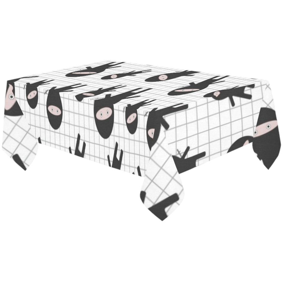 Ninja pattern plaid background Tablecloth