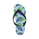 Watercolor grape pattern Unisex Flip Flops