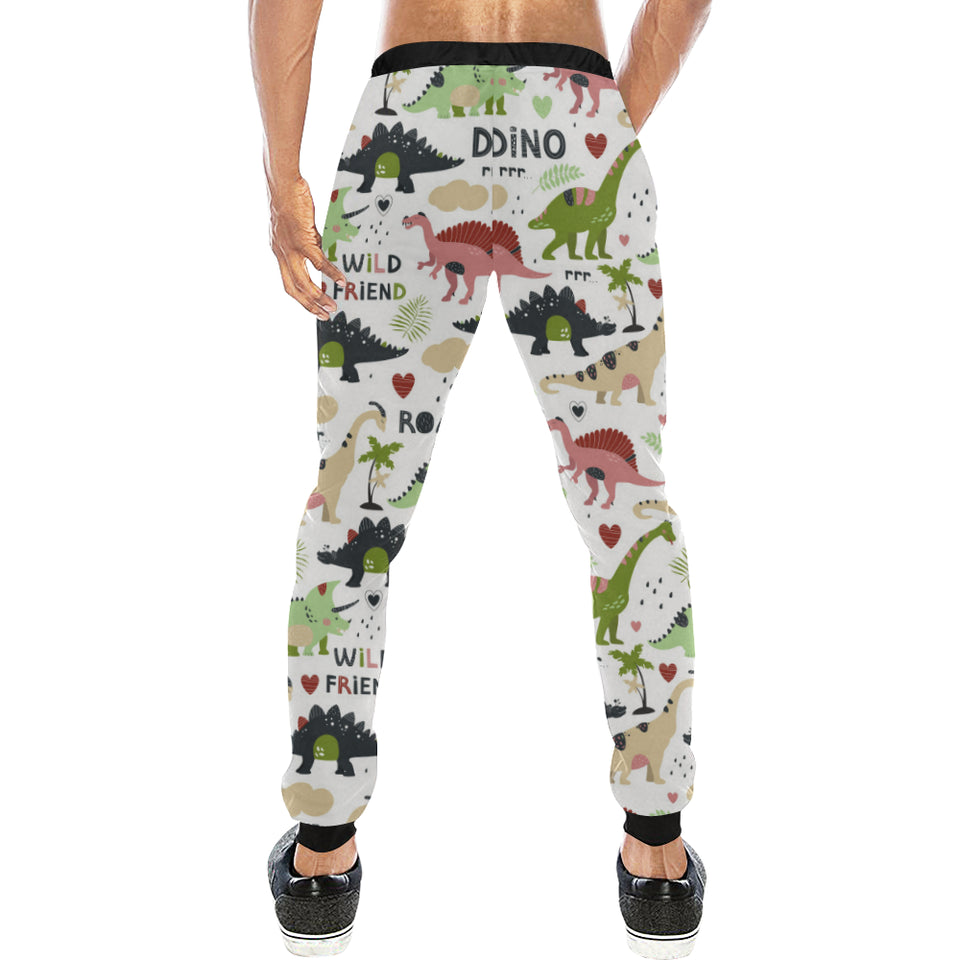 Cute dinosaurs pattern Unisex Casual Sweatpants