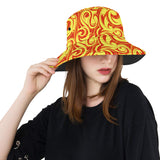 Fire flame design pattern Unisex Bucket Hat