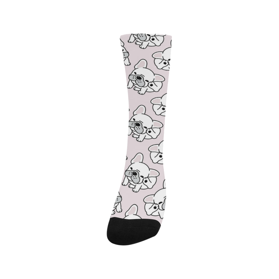 Cute french bulldog pattern Crew Socks
