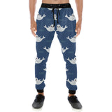 Cute white baby sea lion seal pattern Unisex Casual Sweatpants