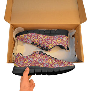 Gear Pattern Print Design 04 Women's Sneaker Shoes