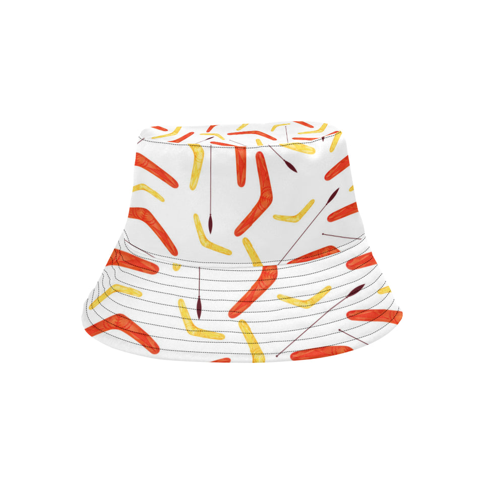Waterclor boomerang Australian aboriginal ornament Unisex Bucket Hat
