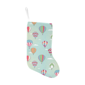 Hot Air Balloon design Pattern Christmas Stocking