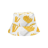 French fries white paper box pattern Unisex Bucket Hat
