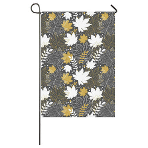 Beautiful gold autumn maple leaf pattern House Flag Garden Flag