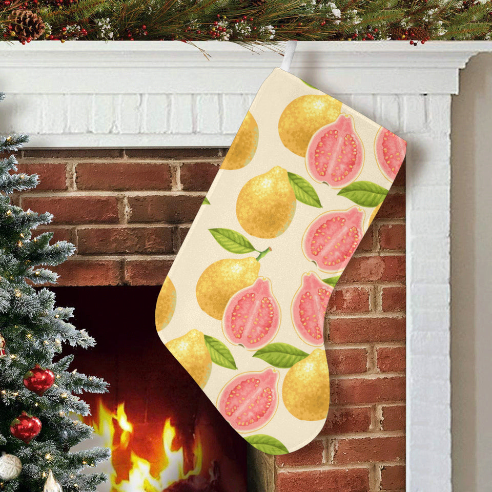 Beautiful guava pattern Christmas Stocking