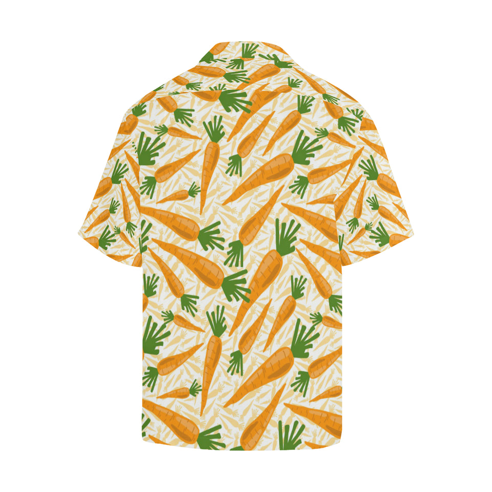 Carrot Pattern Print Design 01 Men's All Over Print Hawaiian Shirt (Model T58)