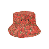 Red Tomato Pattern Unisex Bucket Hat