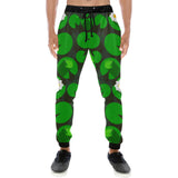 Frog waterlily pattern Unisex Casual Sweatpants