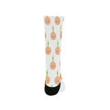 cute onions smiling faces Crew Socks