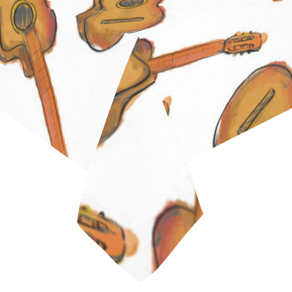 Paint Guitar Pattern Tablecloth