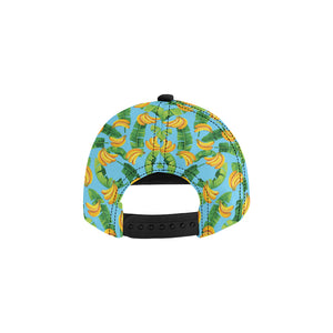 banana leaves banana design pattern All Over Print Snapback Cap