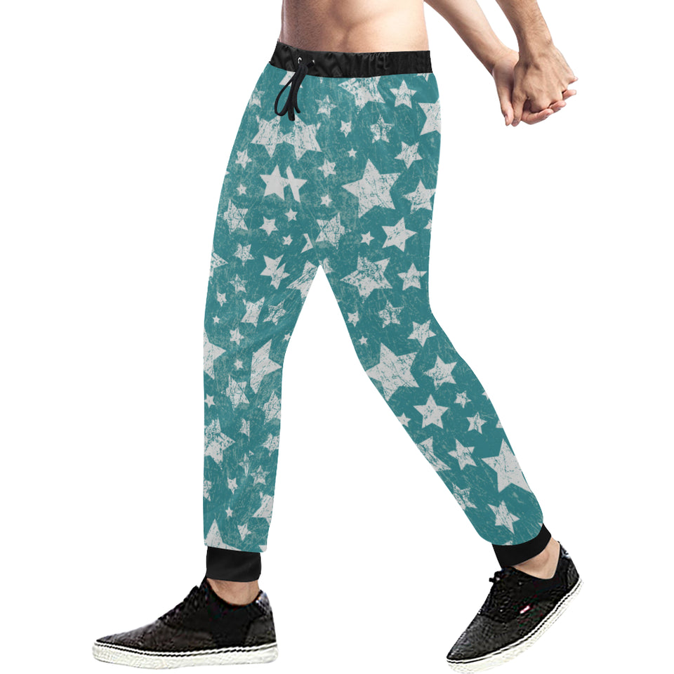 Vintage star pattern Unisex Casual Sweatpants