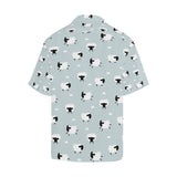 Sheep polka dot cloud pattern Men's All Over Print Hawaiian Shirt