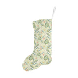 Hand drawn sea turtle fish pattern Christmas Stocking