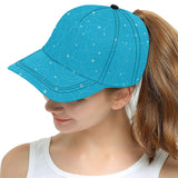 Airplane destinations blue background All Over Print Snapback Cap