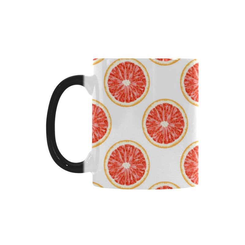 Grapefruit pattern Morphing Mug Heat Changing Mug