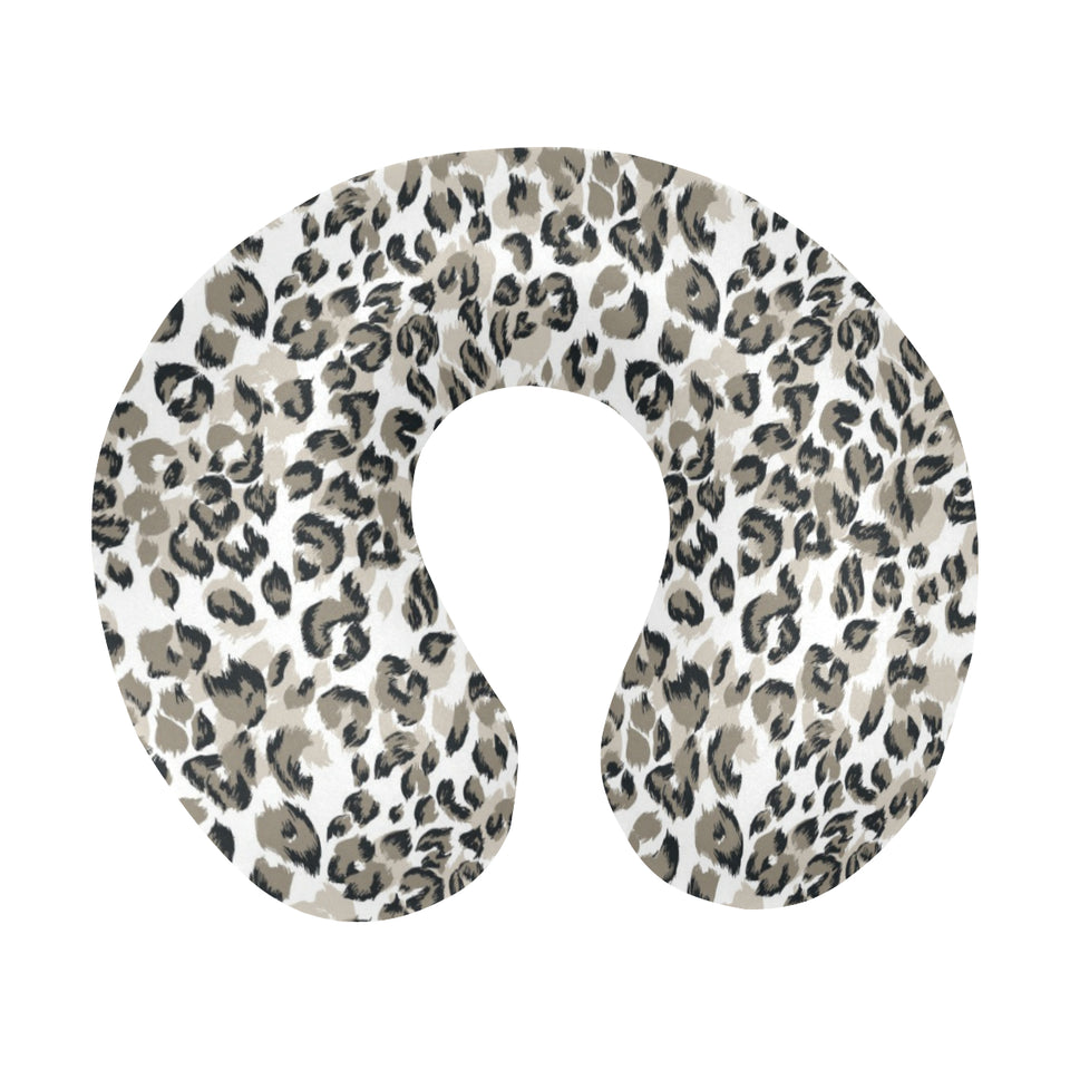 Leopard skin print pattern U-Shaped Travel Neck Pillow