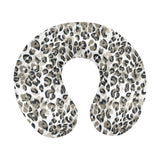 Leopard skin print pattern U-Shaped Travel Neck Pillow