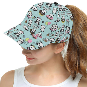 Cute baby panda pattern All Over Print Snapback Cap