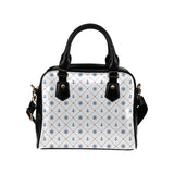 Anchor rudder nautical design pattern Shoulder Handbag