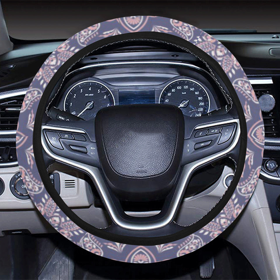 Indian Batik Style pattern Car Steering Wheel Cover