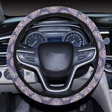 Indian Batik Style pattern Car Steering Wheel Cover