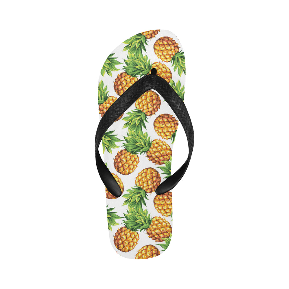 Pineapples design pattern Unisex Flip Flops