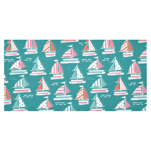 Cute sailboat pattern Tablecloth