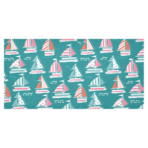 Cute sailboat pattern Tablecloth