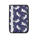 Hand drawn cute unicorn star planet Car Seat Belt Cover