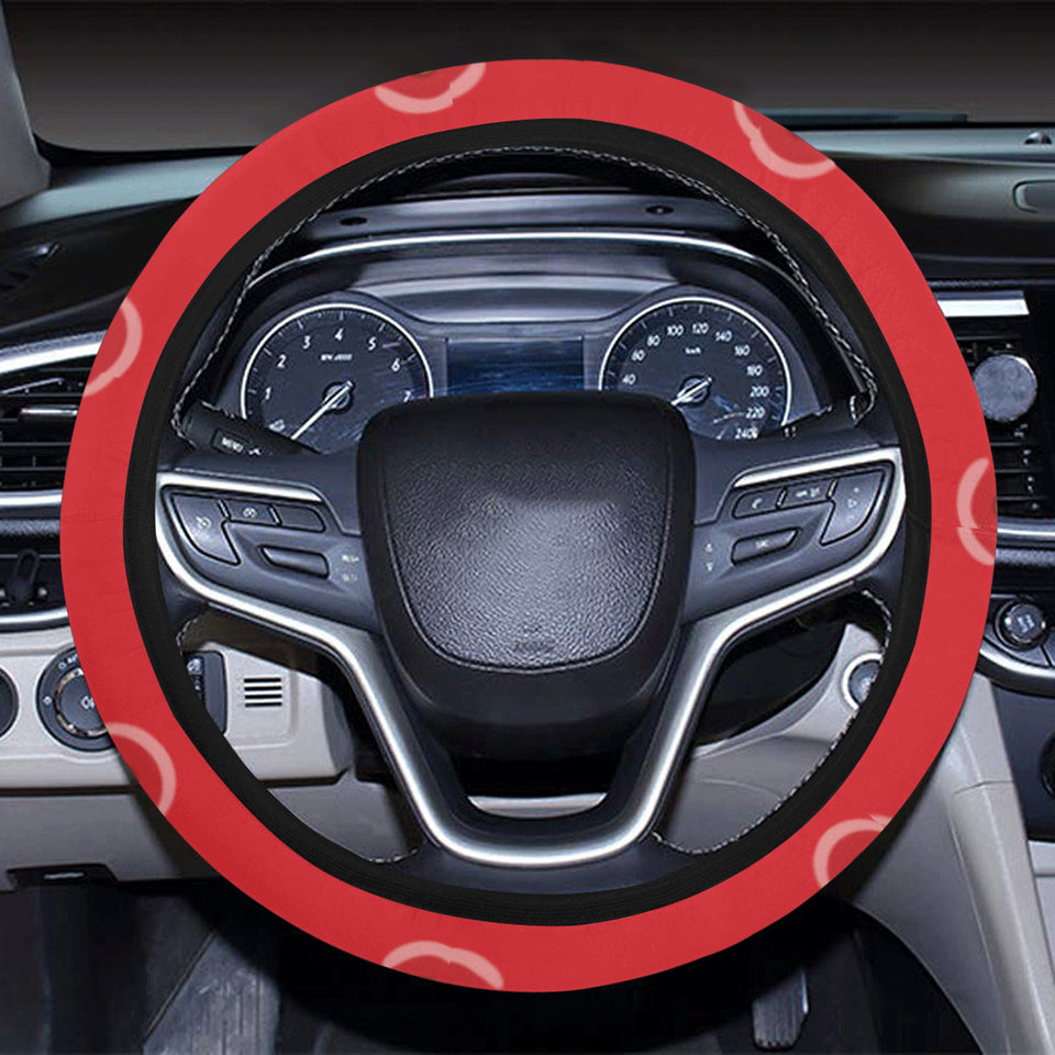 strawberry texture skin pattern Car Steering Wheel Cover