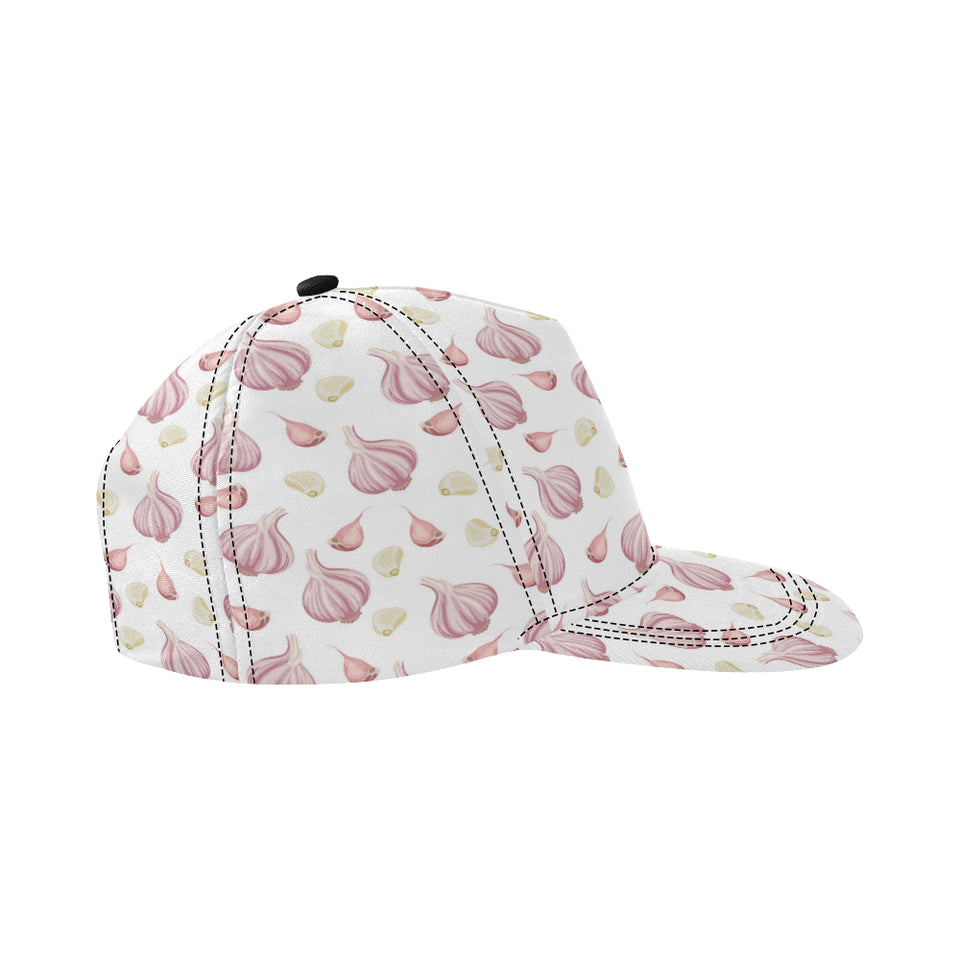 Garlic pattern All Over Print Snapback Cap